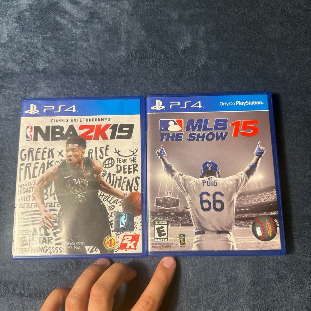 NBA 2K19 and MLB 15 The Show for PlayStation 4 Bundle